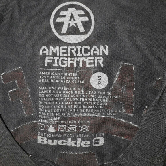 American Fighter Black T Shirt Mens‎ Sz S - Picture 5 of 5